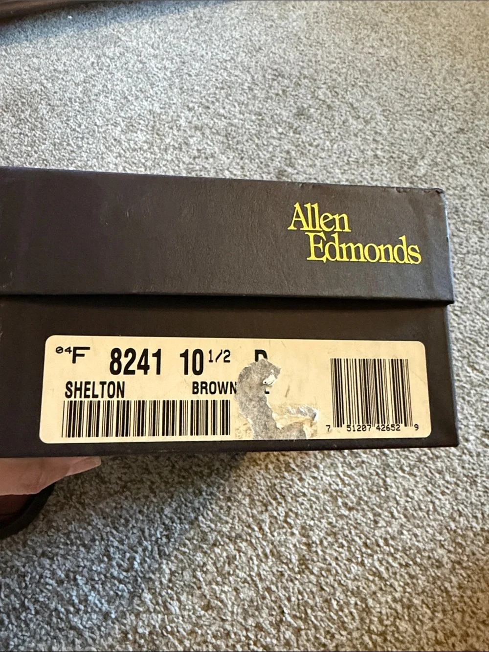 Allen Edmonds Two-Tone Brown Shelton  Wingtip Oxfords 10.5